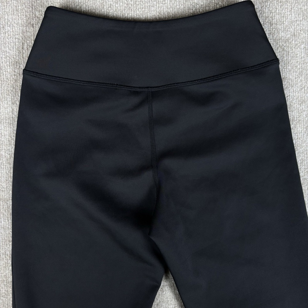 Harley-Davidson Womens Yoga Pants Black Bootcut Red Logo Stretch Size S - Picture 6 of 9